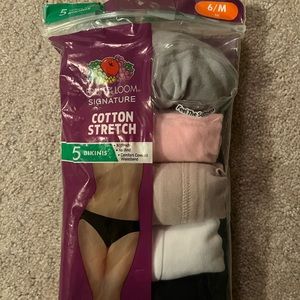 Fruit of the Loom signature cotton stretch bikini underwear